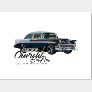 1956 Chevrolet Bel Air 150 2 Door Hardtop Sedan Posters and Art